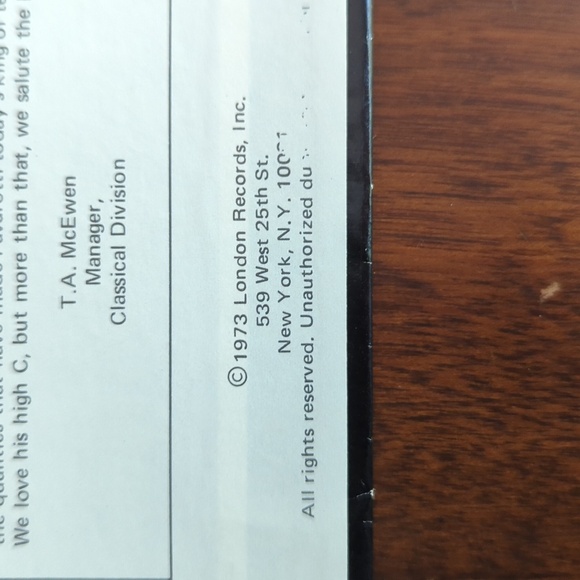 Luciano Pavarotti "King Of The High C's" LP Record - Picture 5 of 8